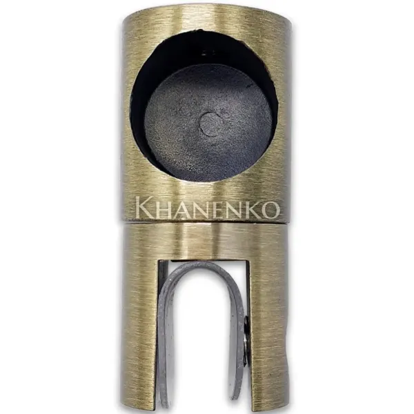 Держатель стекла 19 торцевой 0°-360° FDC-12 SUS304/BZ цвет Бронза